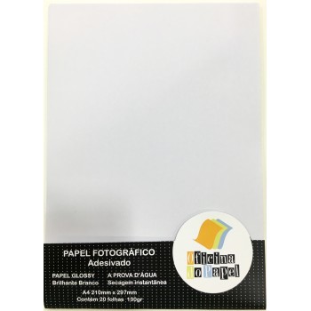 Papel Para Foto A4 Adesivado